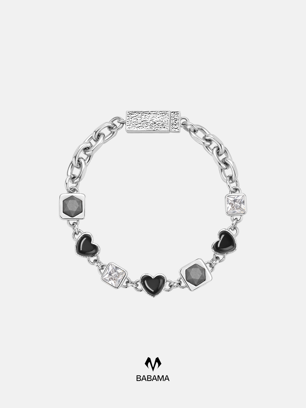 Three-heart bracelet
