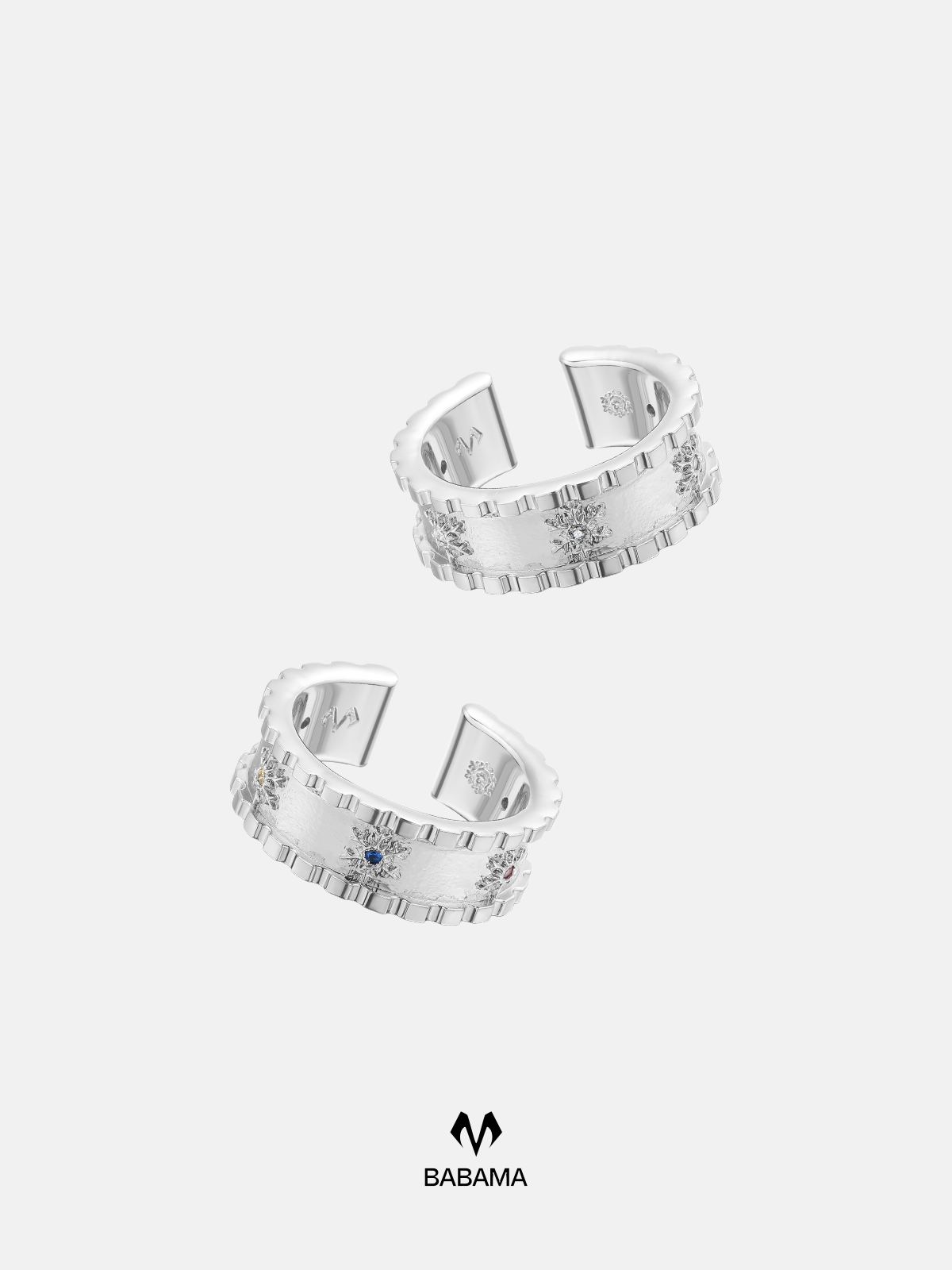 Snowflake rings Set