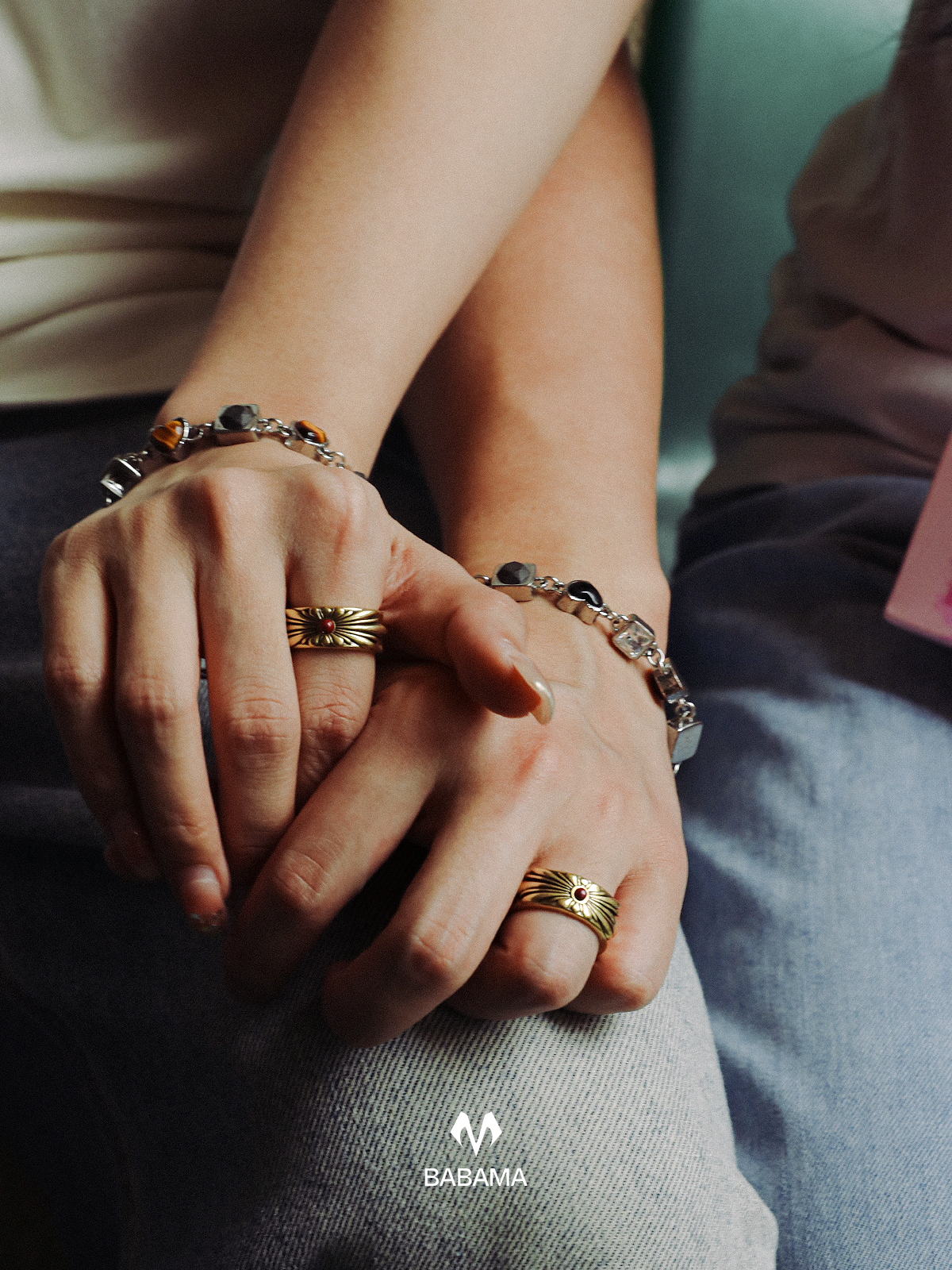 Golden Flower Ring