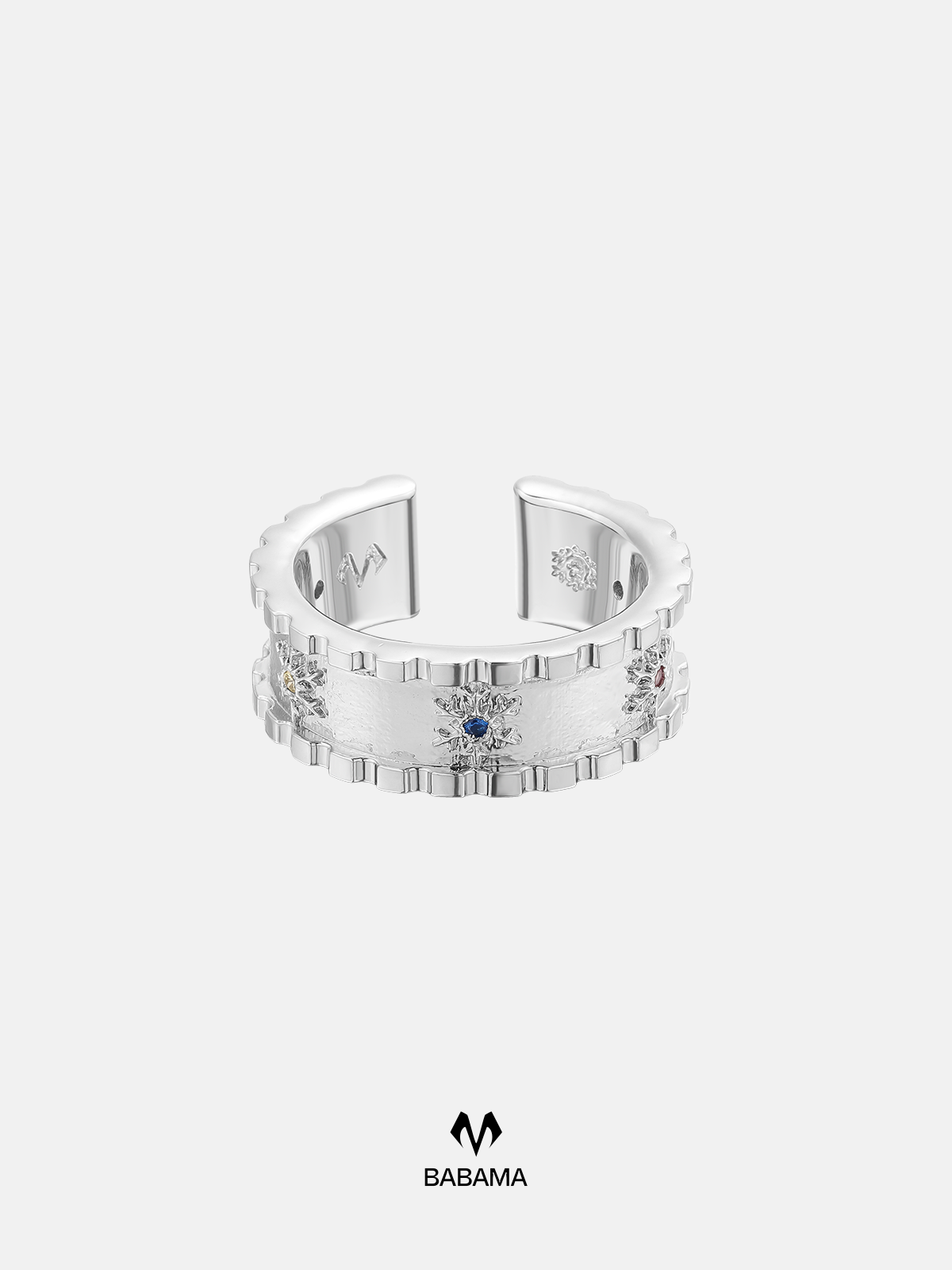 Snowflake rings Set