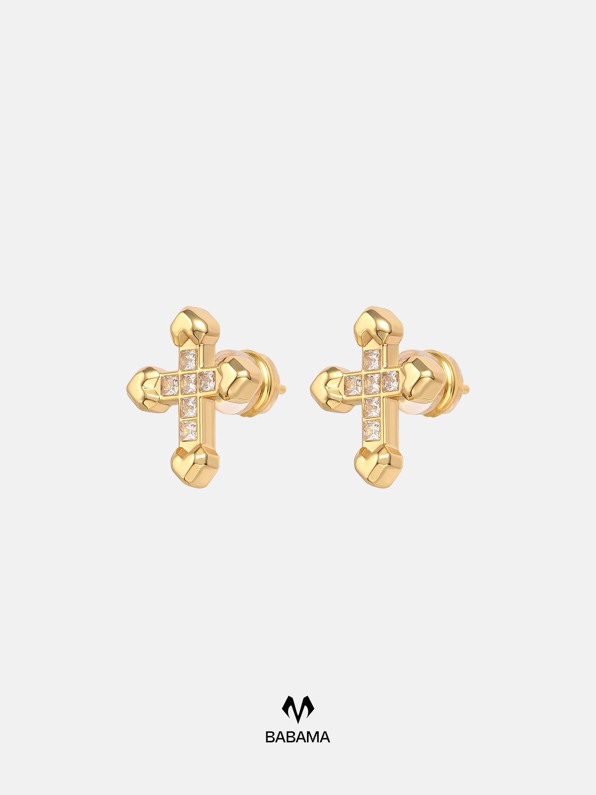 Holy Light Cross Earings