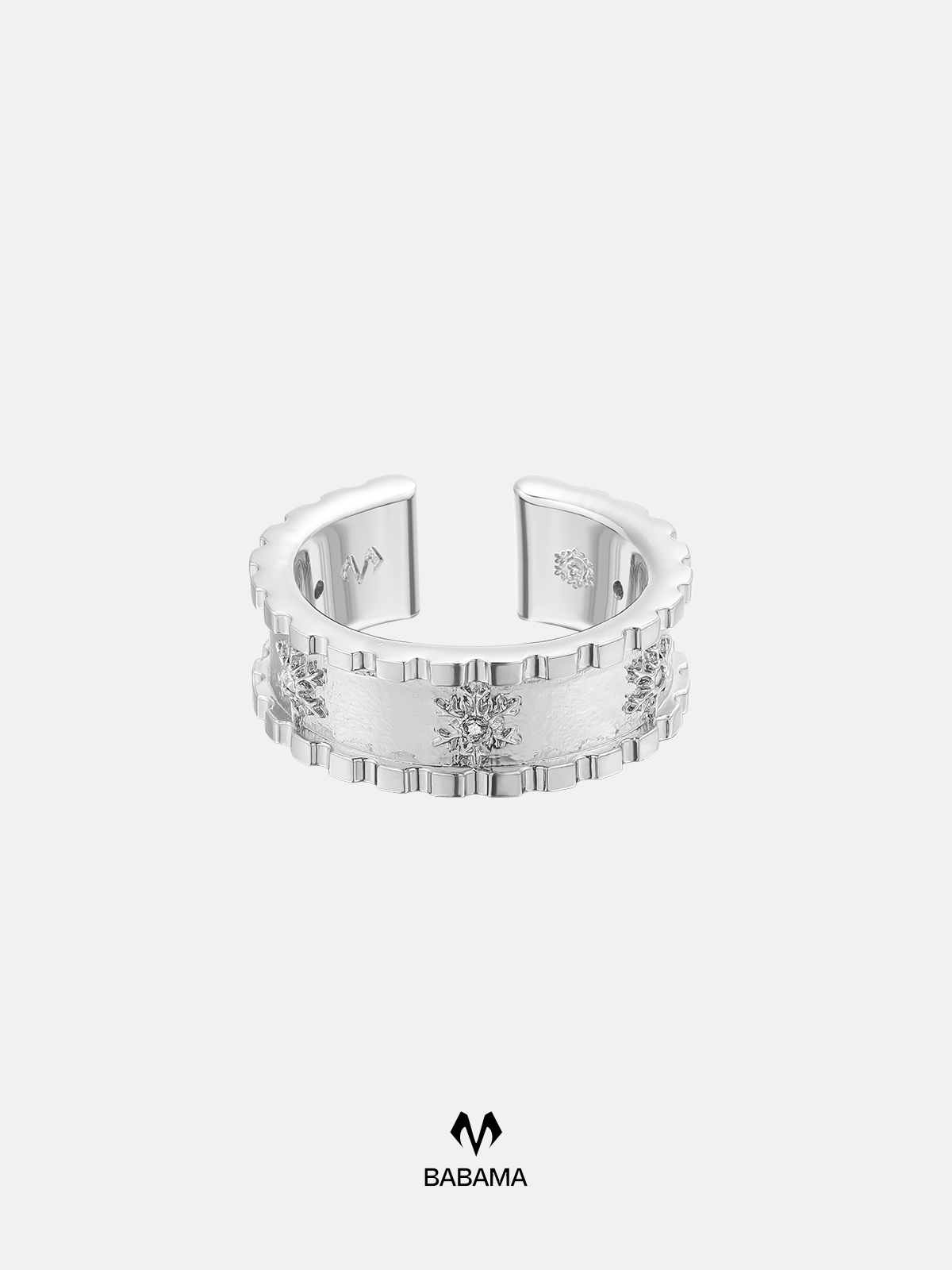 Snowflake rings Set