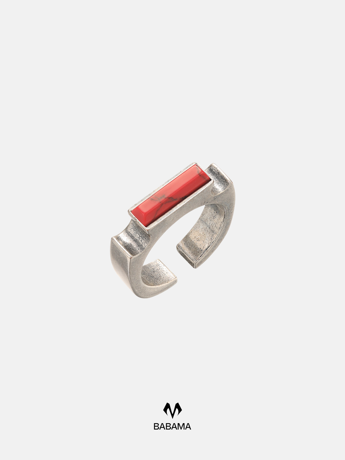 Red Turquoise Ring - Slim