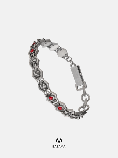 Crimson Heart Bracelet