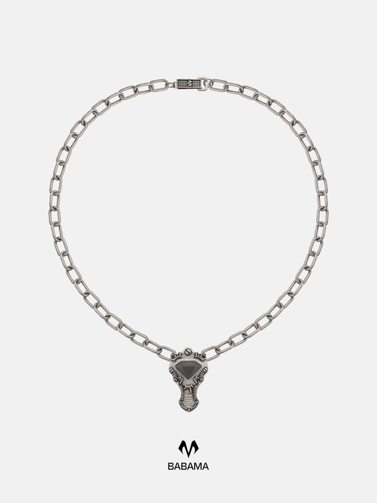 Cement Key Necklace