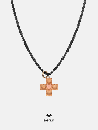 Wooden Cross Necklace