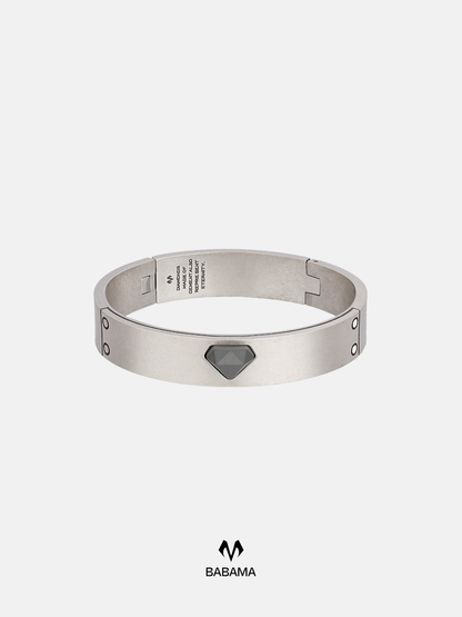 Cement Silver Ring Bangle