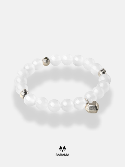 White Agate Bracelet