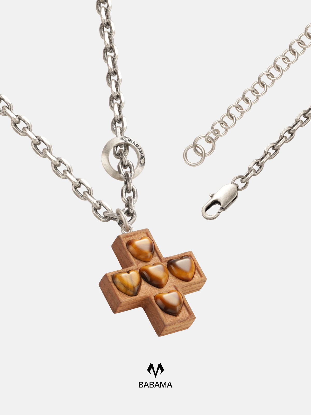 Wooden Cross Necklace