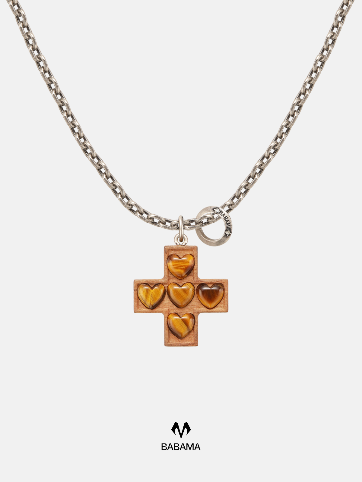 Wooden Cross Necklace