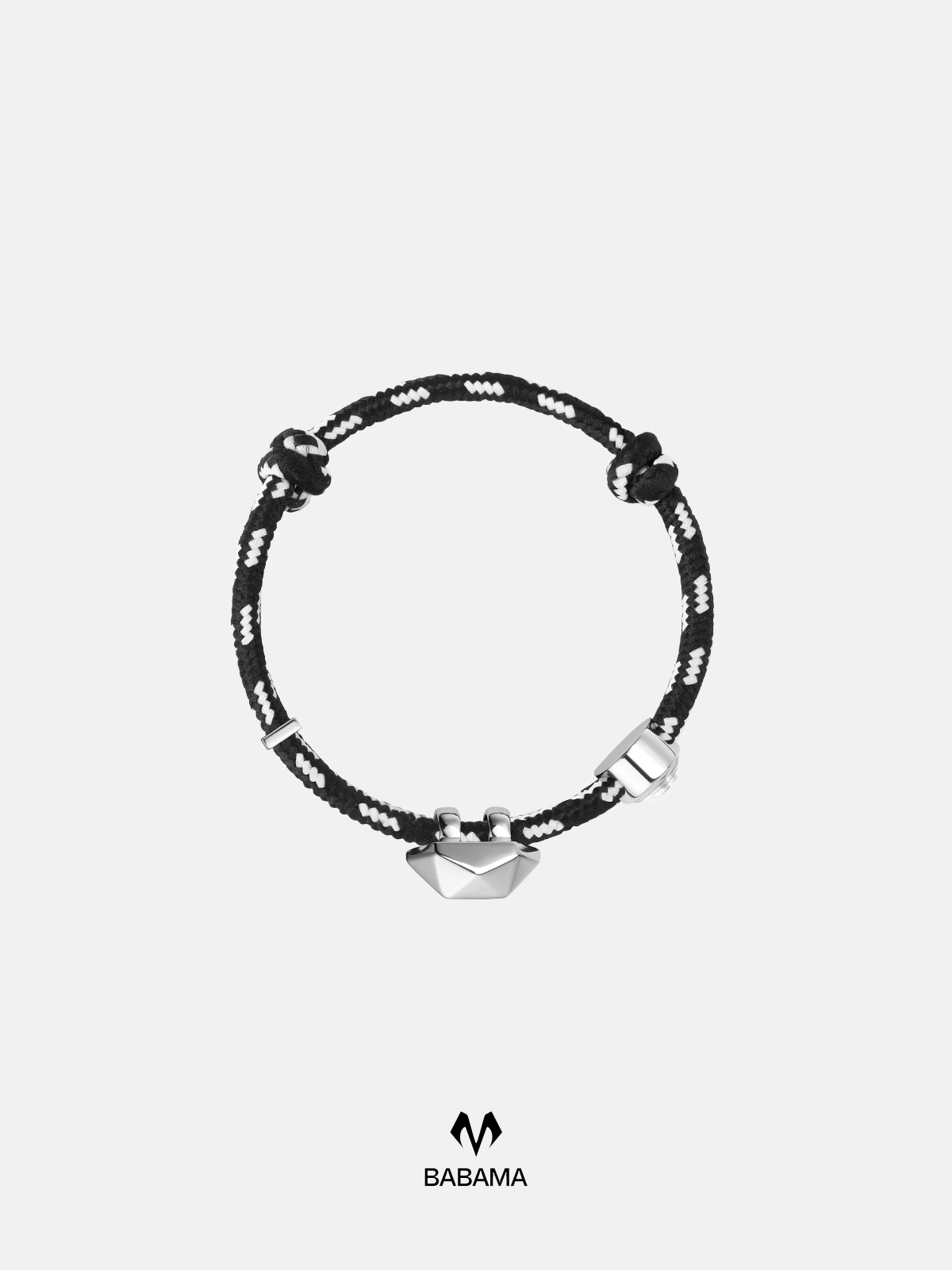 Metal Drill Nylon Bracelet