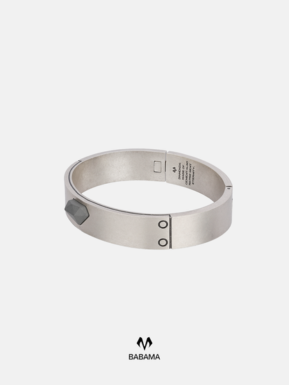 Cement Silver Ring Bangle