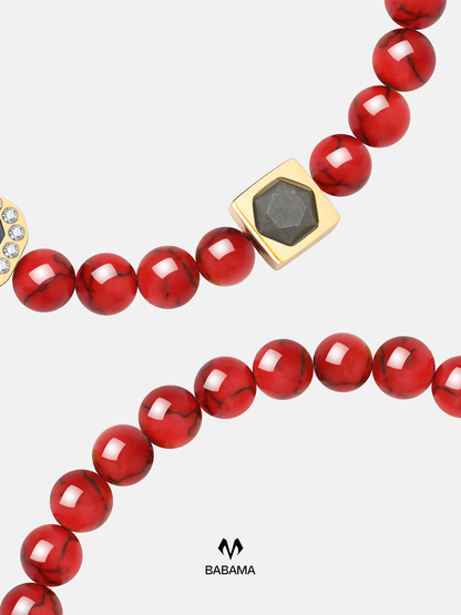 Red Turquoise Bracelet