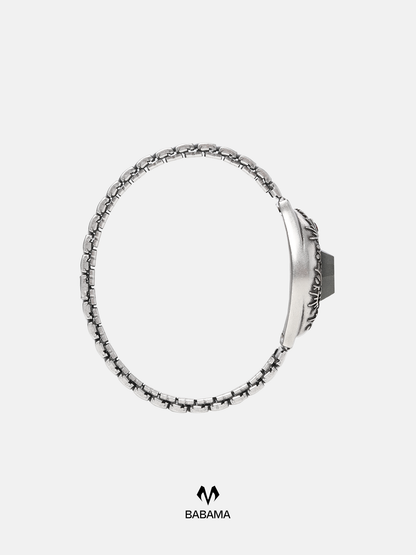 Cement Vintage Engraved Bracelet