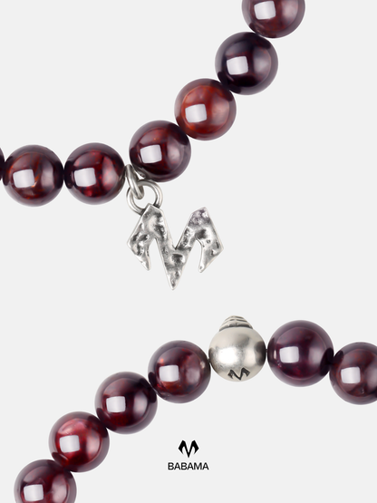 Deep Red Garnet Bracelet