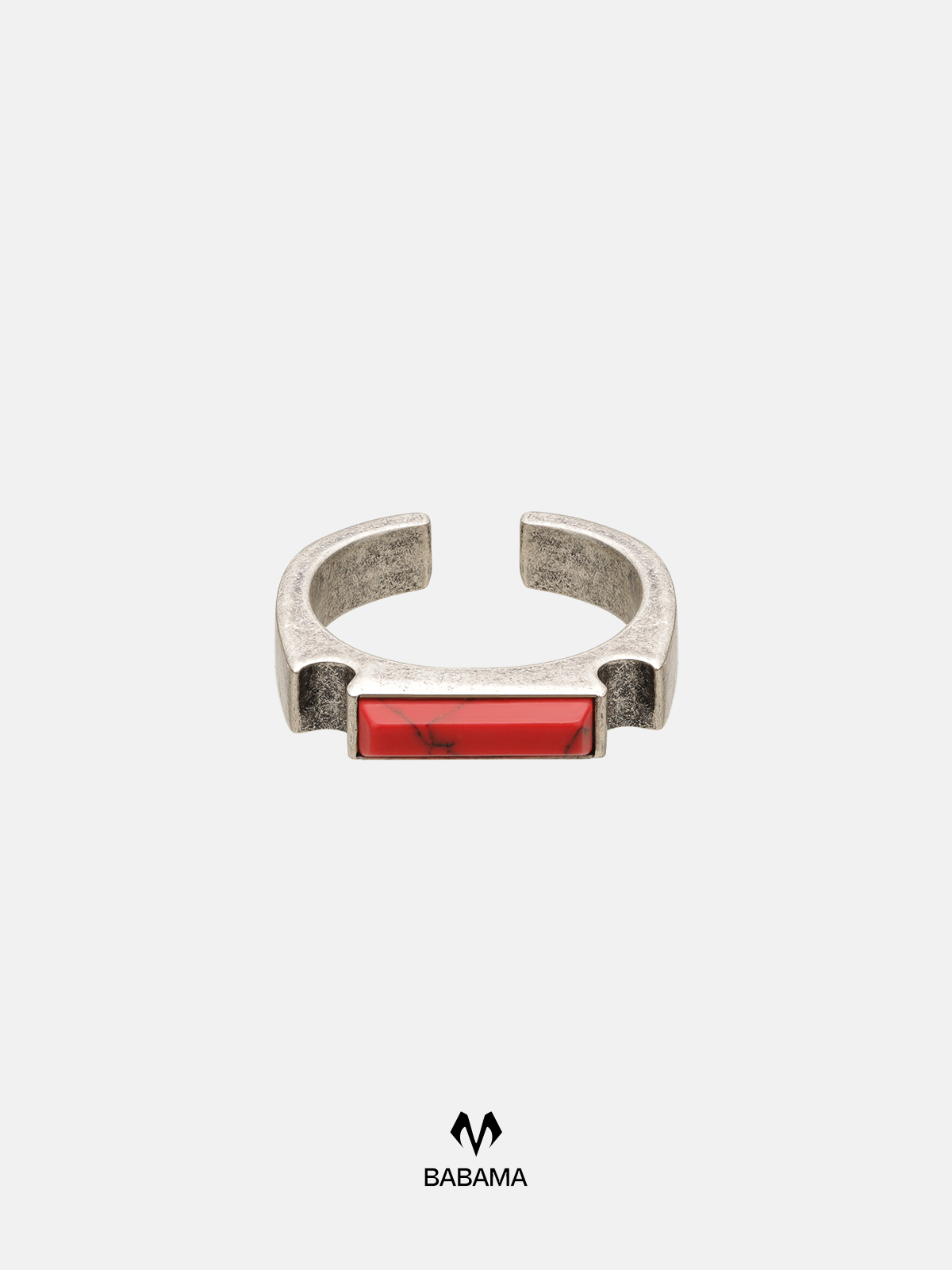 Red Turquoise Ring - Slim