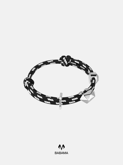 Metal Drill Nylon Bracelet