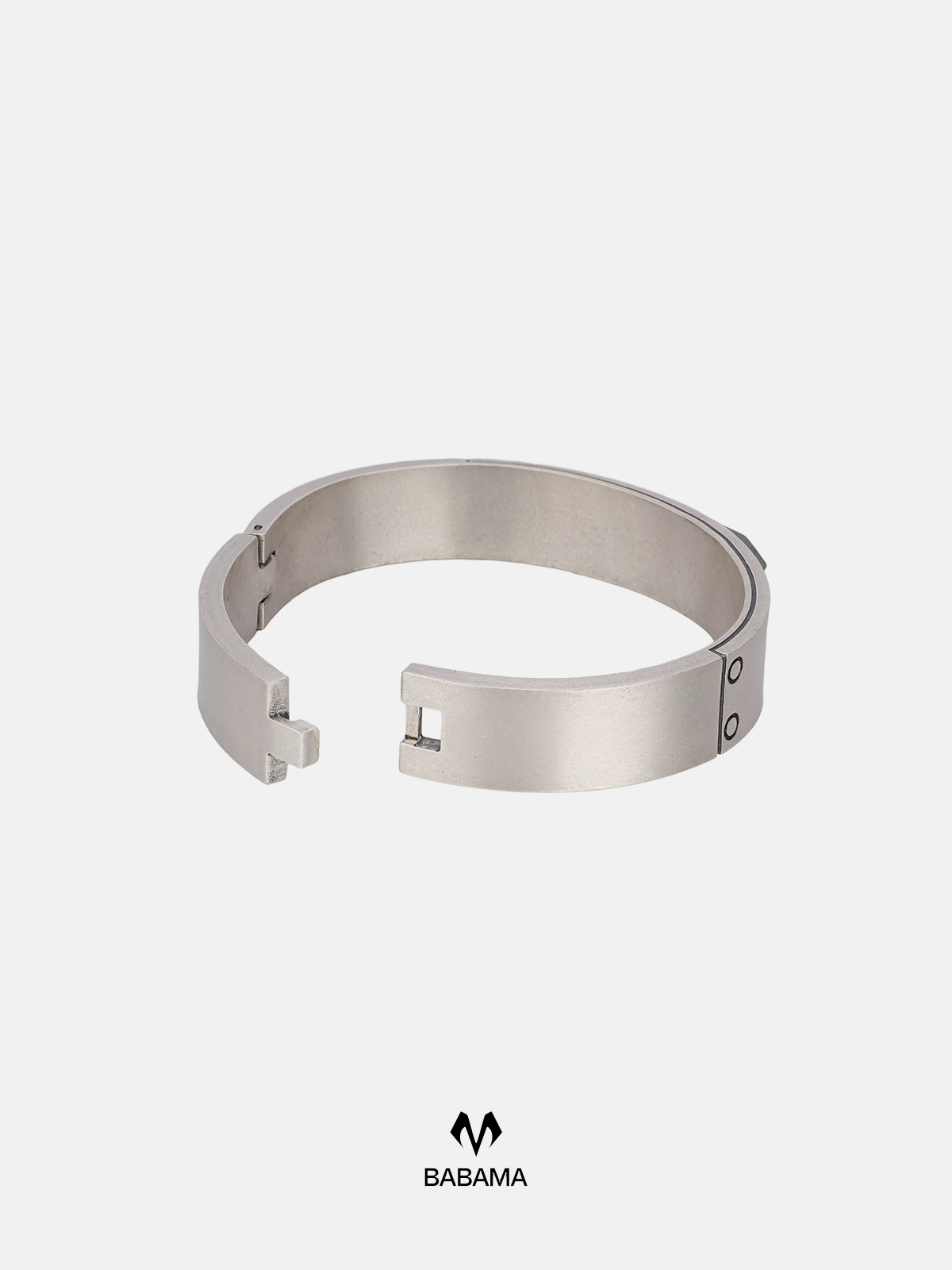 Cement Silver Ring Bangle