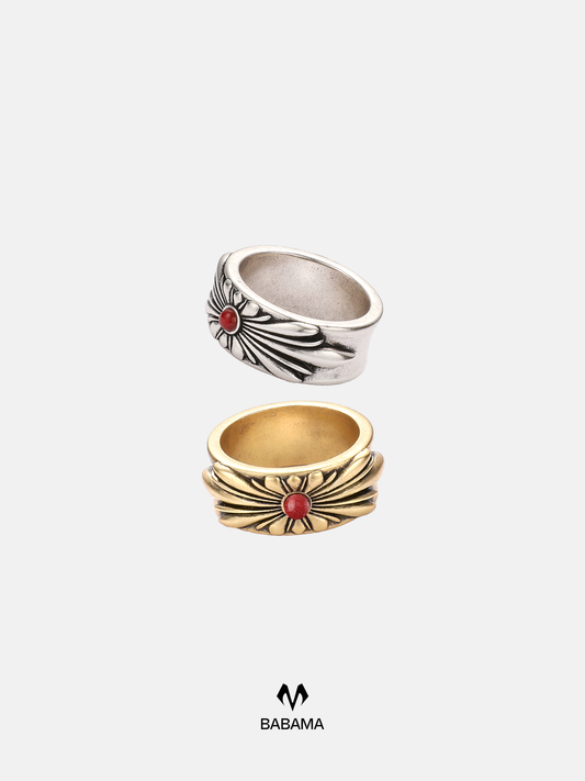 Golden Flower Ring